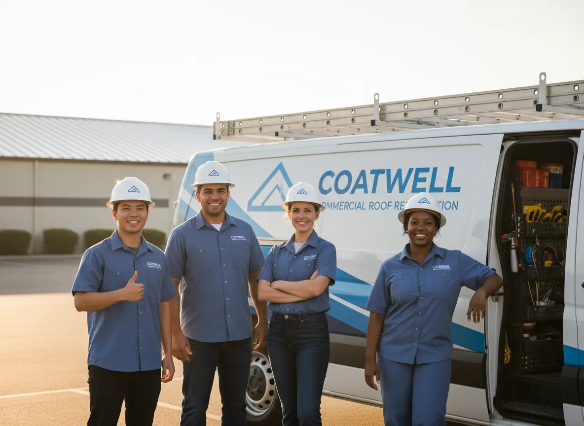 Commercial roof coating company in Bushnell, IL